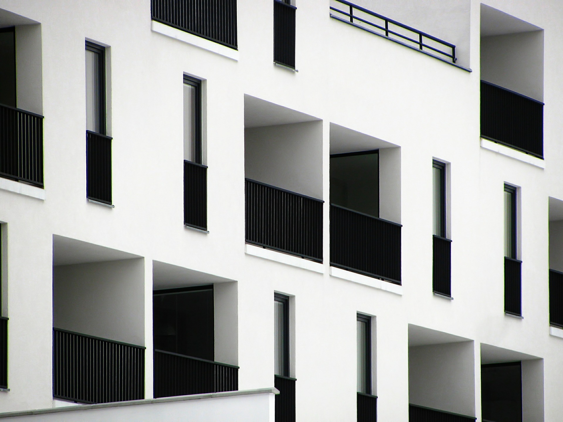 appartement avec balcon et garde corps